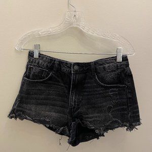 Zara trf black denim shorts - NEVER WORN